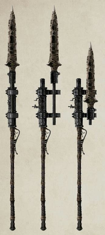 gun spear bloodborne.